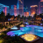 GTA 6 Nudity town resort area in Leonida at night